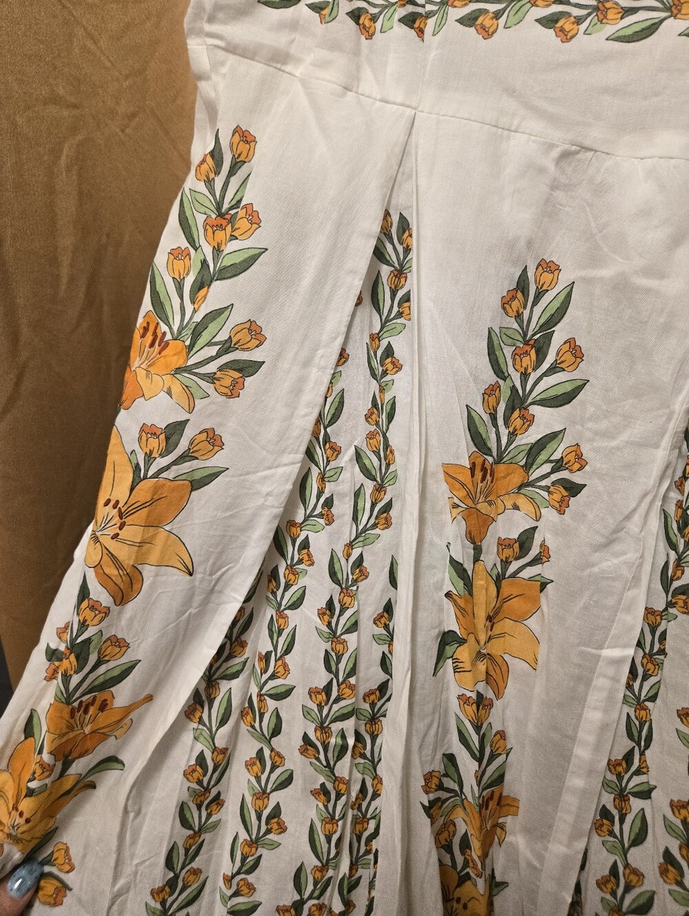 FARM Rio Tropical Lightness Off White Sleeveless Maxi Dress XL - Picture 5 of 8